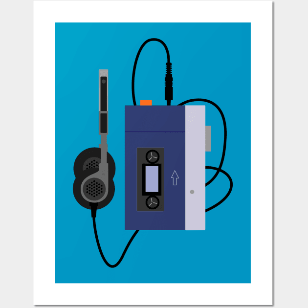 Walkman Wall Art by Elio and the Fox